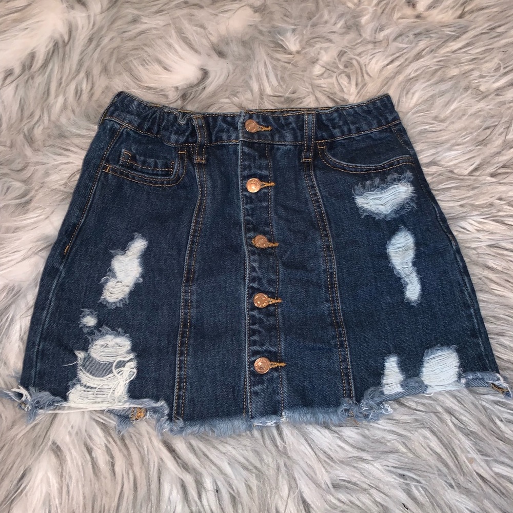 F21 Denim Skirt